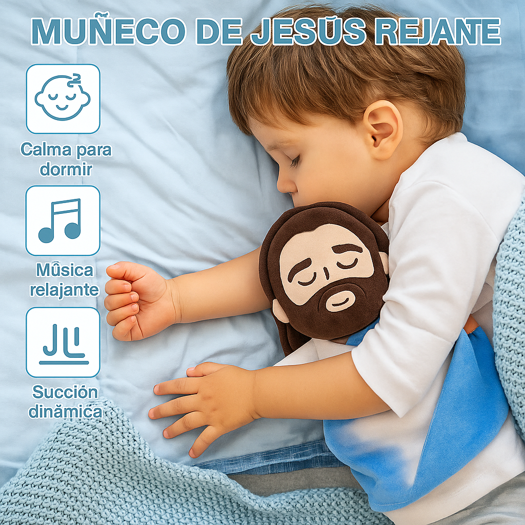 peluche Jesús con respiración