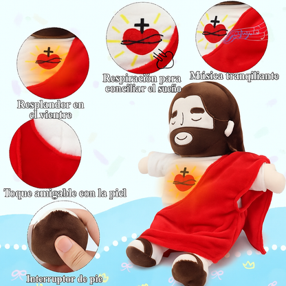 peluche Jesús con respiración